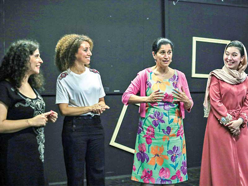 انتصار العلي خلال إحدى الفعاليات