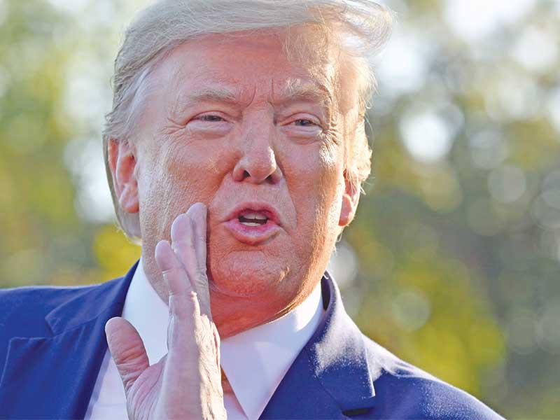 الرئيس الامريكي دونالد ترامب