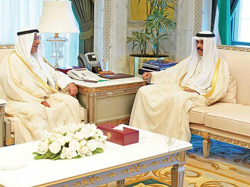 نائب الأمير مستقبلاً محمد الصباح أمس