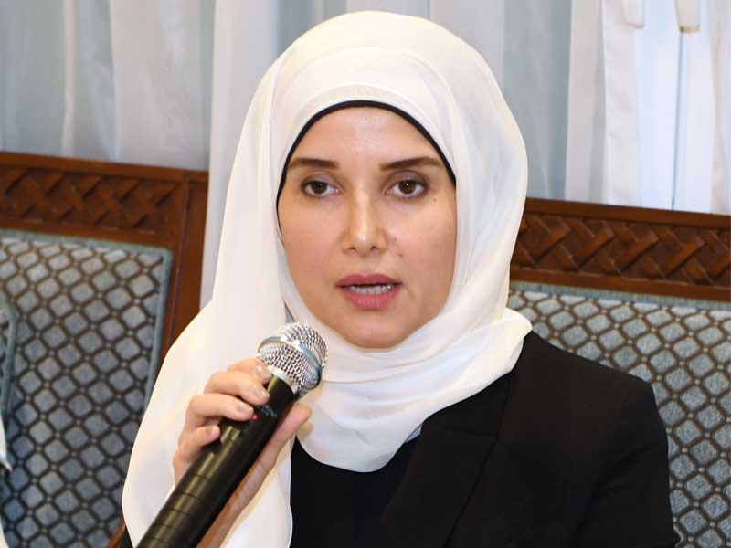  د. جنان بوشهري وزيرة الأشغال وزيرة الدولة لشؤون الإسكان