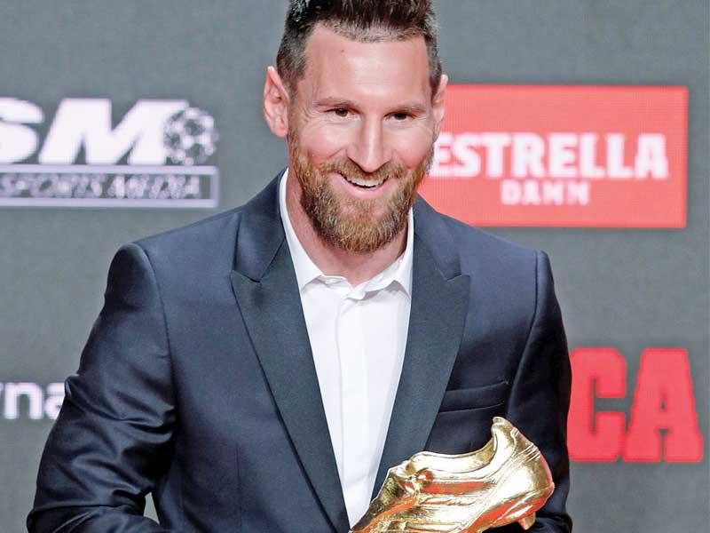 ميسي وجائزة الحذاء الذهبي