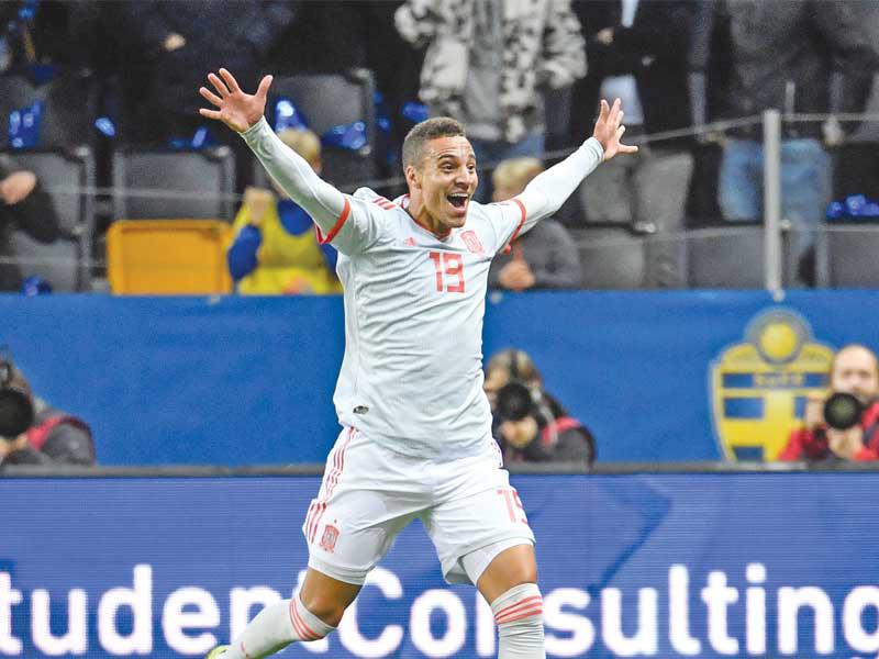 رودريغو مورينو  مهاجم إسبانيا 