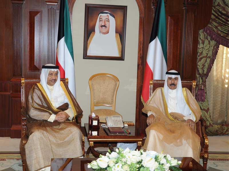 سمو ولي العهد يستقبل سمو رئيس مجلس الوزراء