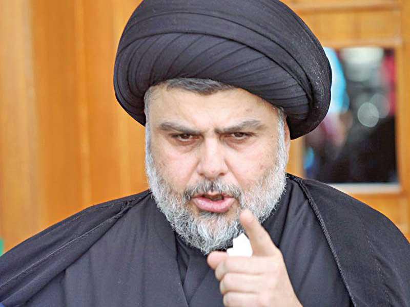 الزعيم العراقي  مقتدى الصدر