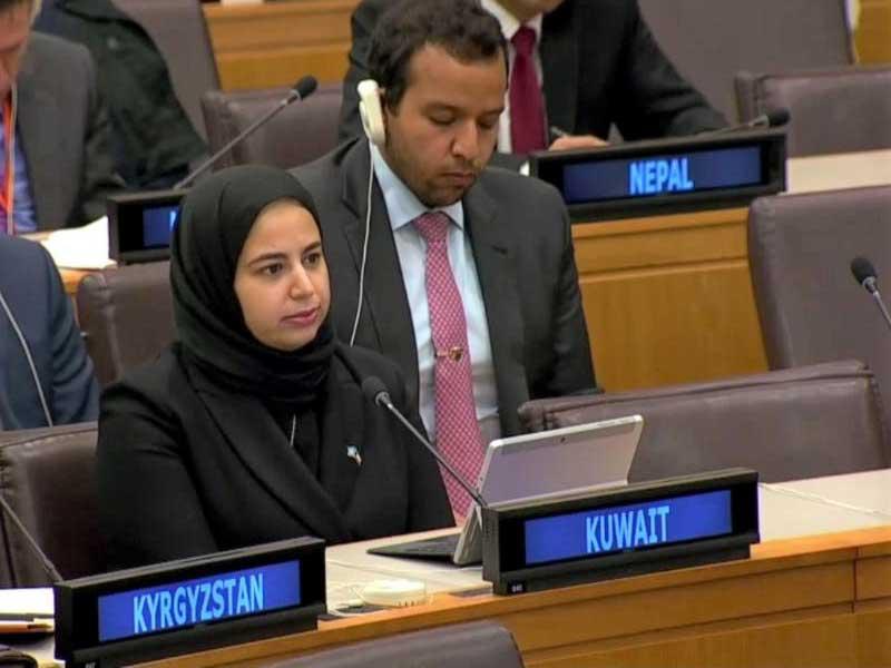 الباحثة السياسية بوفدها الدائم لدى الأمم المتحدة ضحى الريش