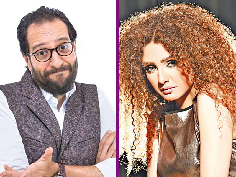 سمر يسري و أحمد أمين