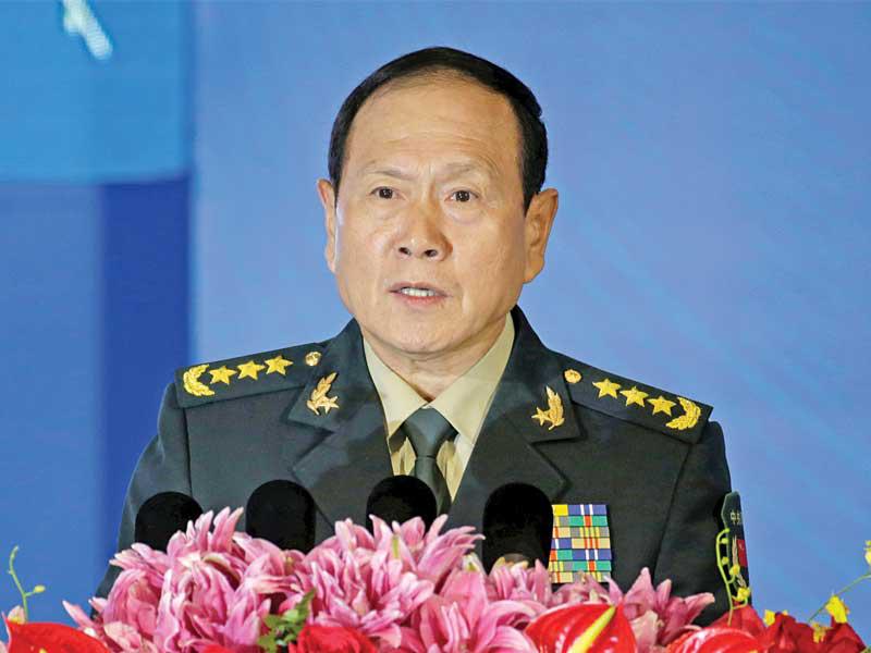  وزير الدفاع الصيني الجنرال وي فينغيه