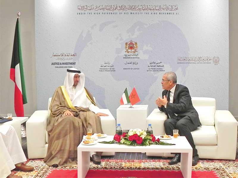 العفاسي ونظيره المغربي