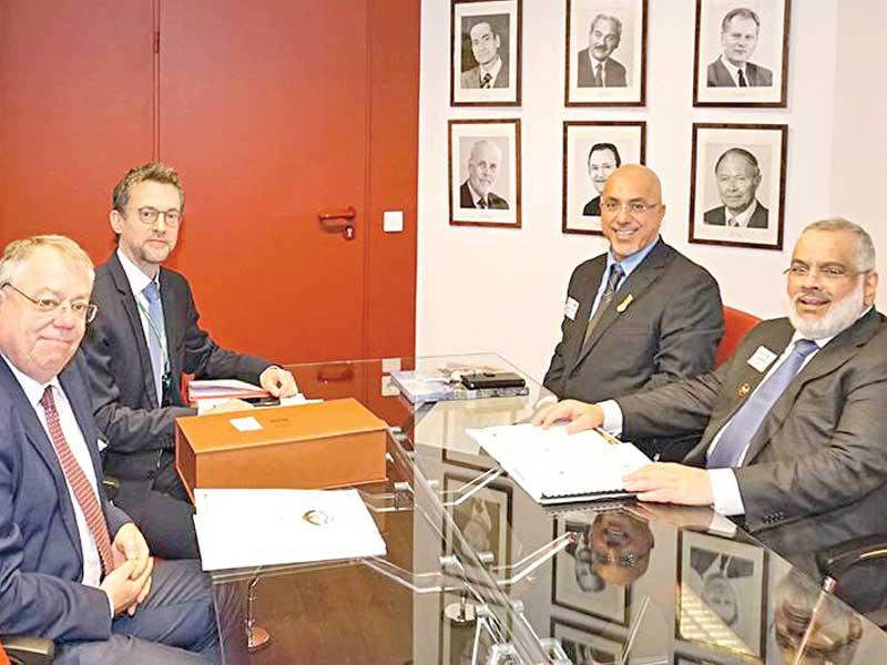 الصرعاوي مع رئيس محكمة التدقيق الأوروبية