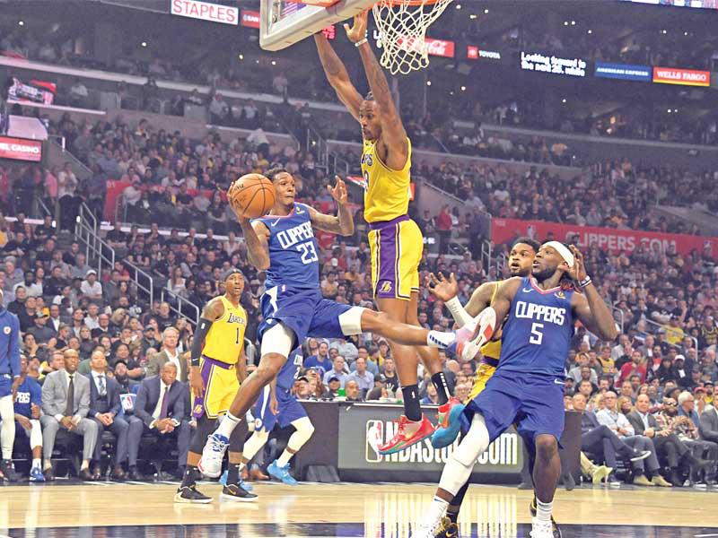 جانب من مباراة كليبرز وليكرز