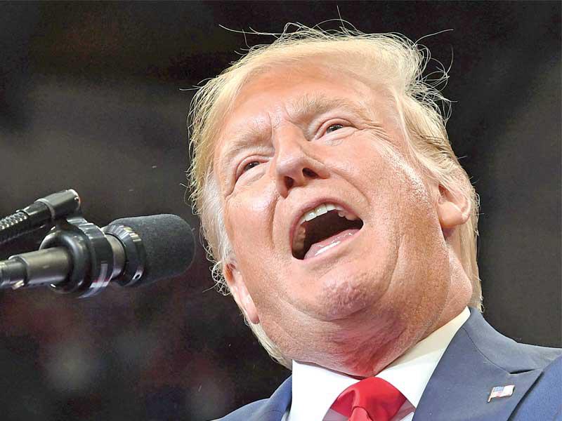  الرئيس دونالد ترامب 