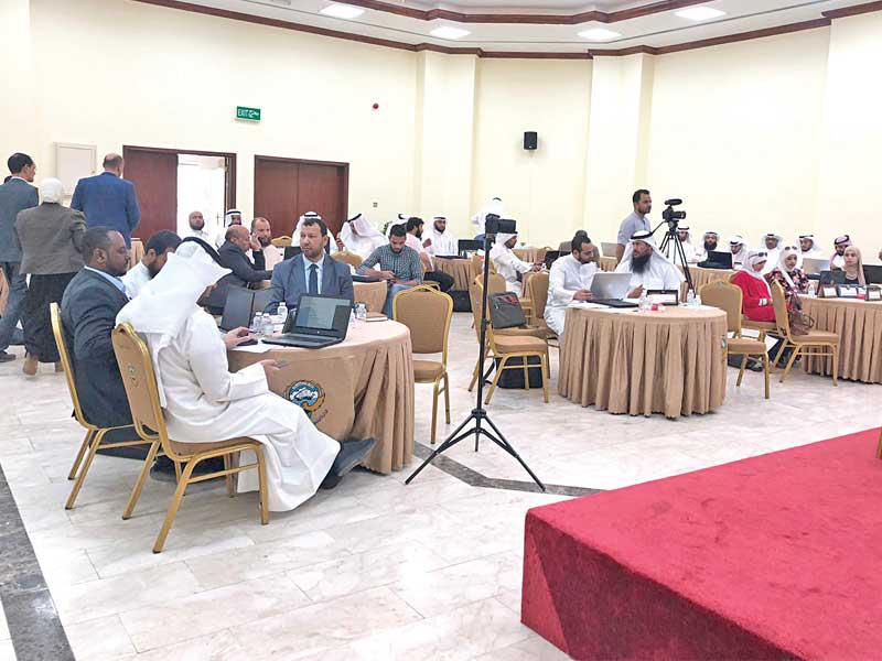 جانب من ورشة الشؤون 