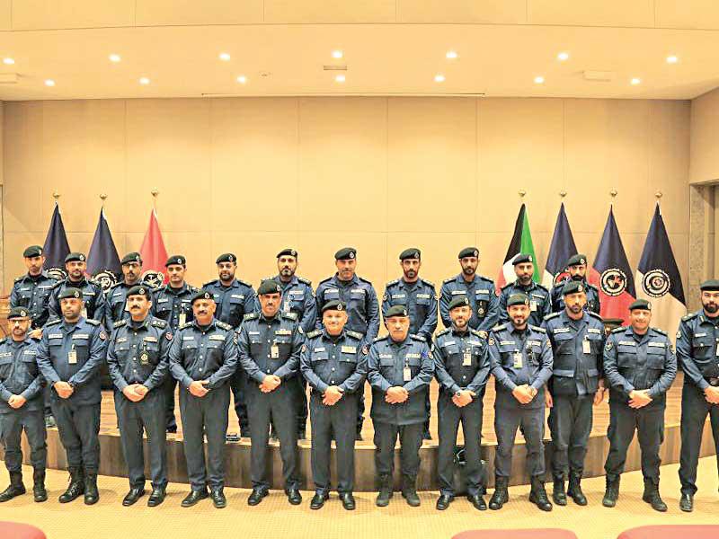 المشاركون في ورشة الإطفاء