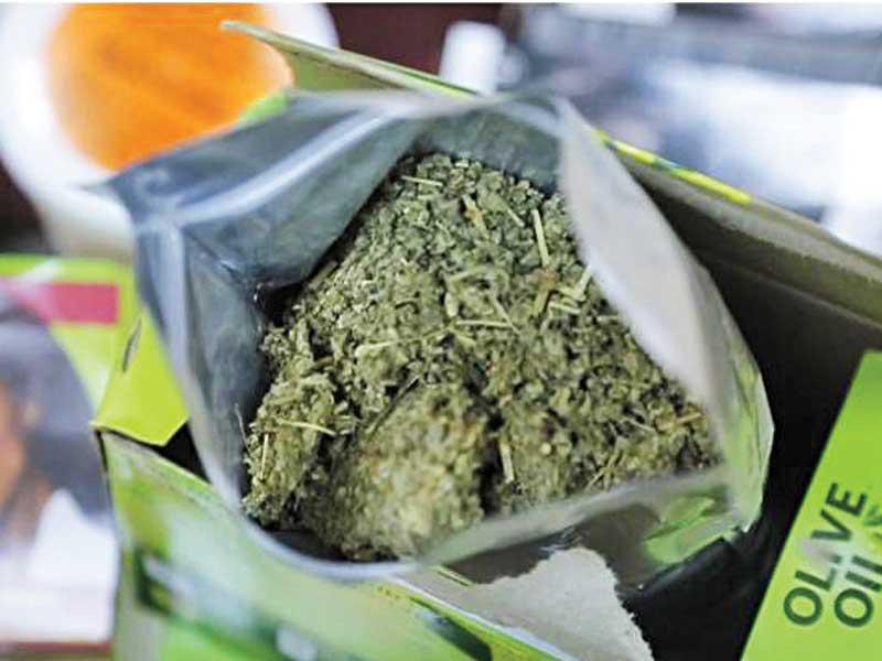 المواد المضبوطة