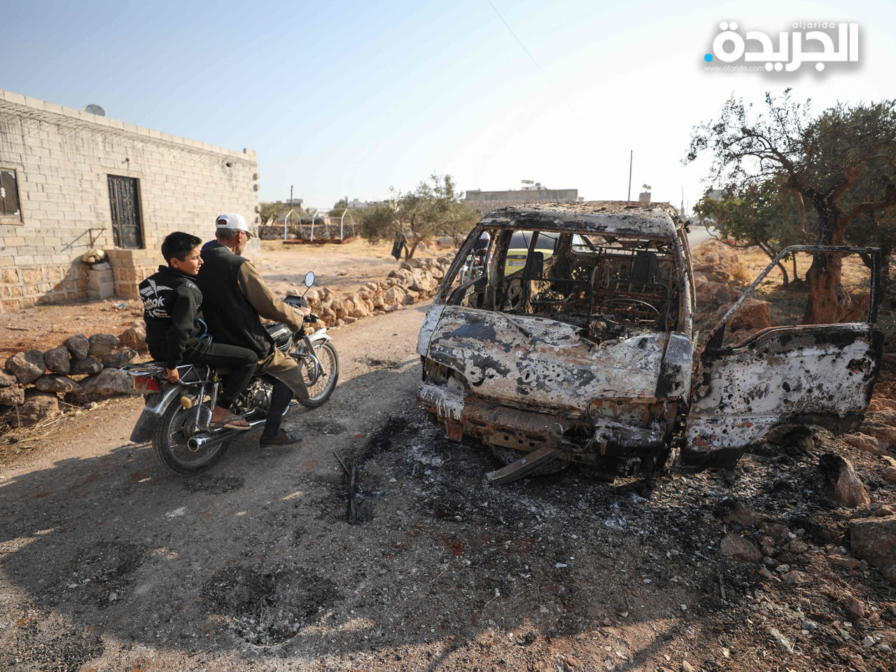 صور من وكالة الأنباء الفرنسية لمكان العملية