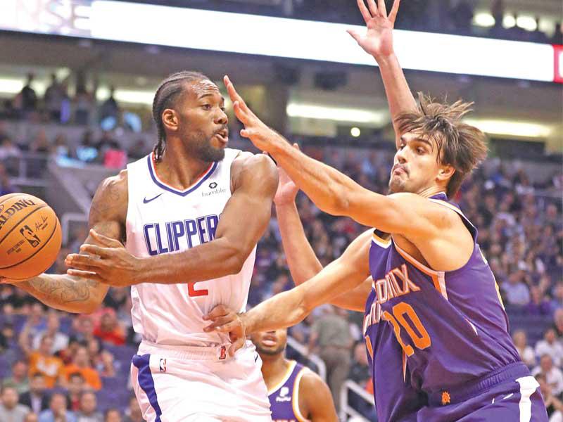 جانب من مباراة فينيكس صنز ولوس أنجلس كليبيرز