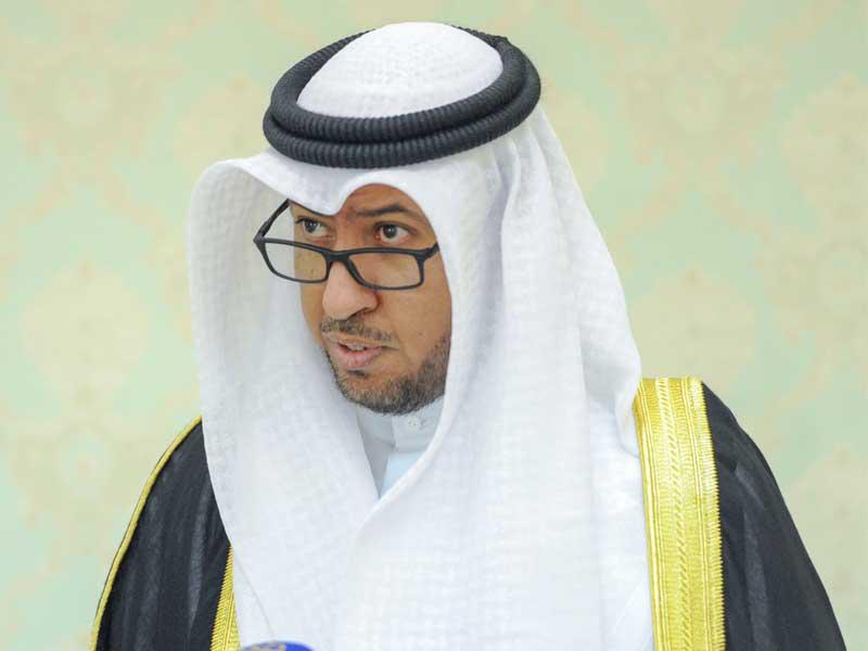 وزير العدل وزير الدولة لشؤون مجلس الأمة، المستشار د. فهد العفاسي