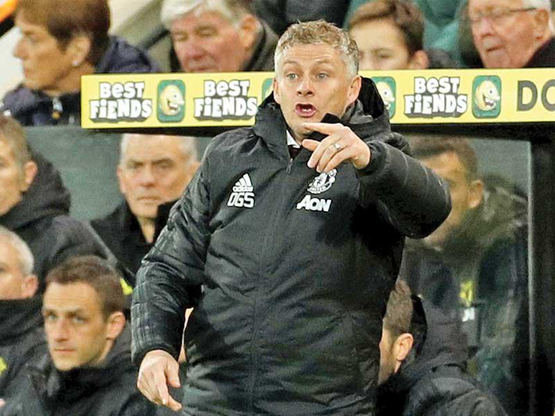 النرويجي أولي غونار سولسكاير، مدرب مانشستر يونايتد الإنكليزي