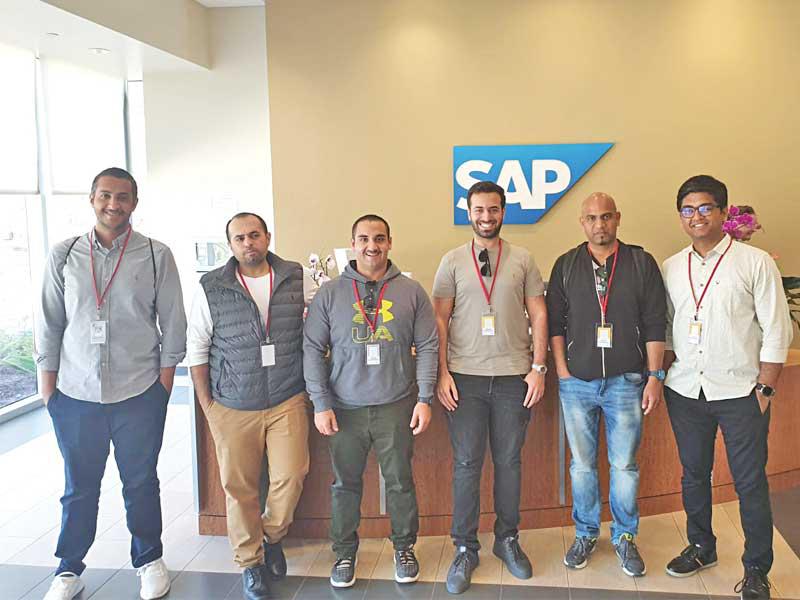 الفريق الفائز خلال الرحلة