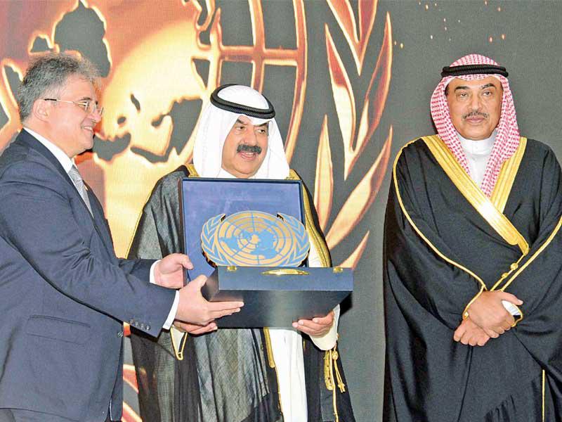 طارق الشيخ يكرِّم نائب وزير الخارجية خالد الجارالله بحضور صباح الخالد