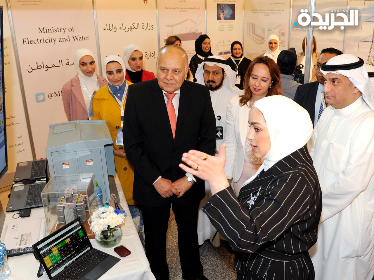 جناح وزارة الكهرباء والماء في المعرض