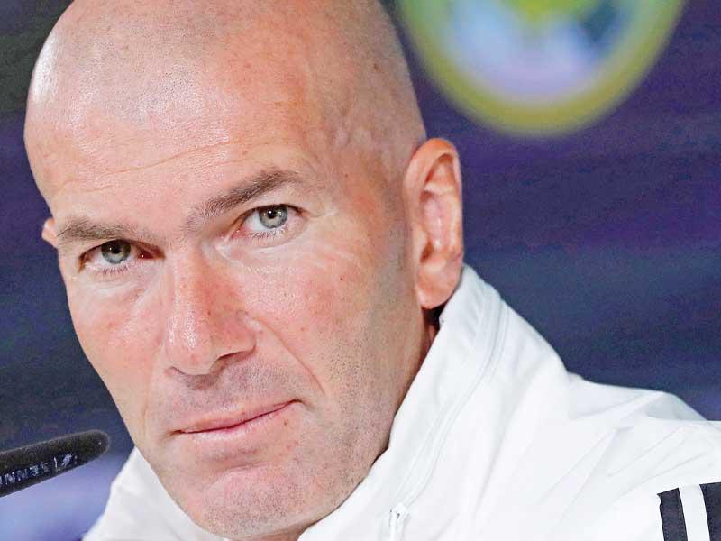 زين الدين زيدان مدرب ريال مدريد