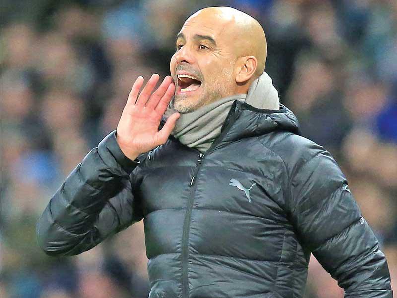 الإسباني جوسيب غوارديولا، مدرب نادي مانشستر سيتي