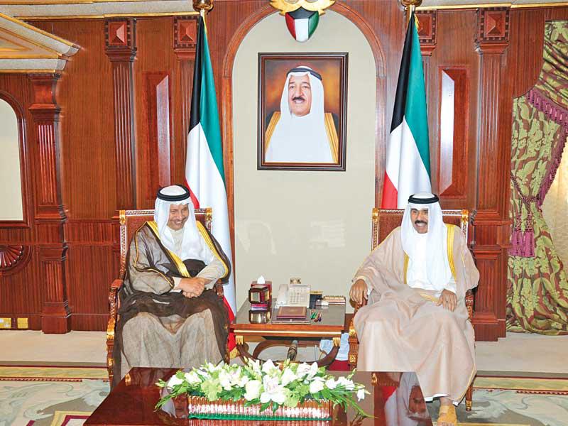 ولي العهد مستقبلاً رئيس الوزراء أمس