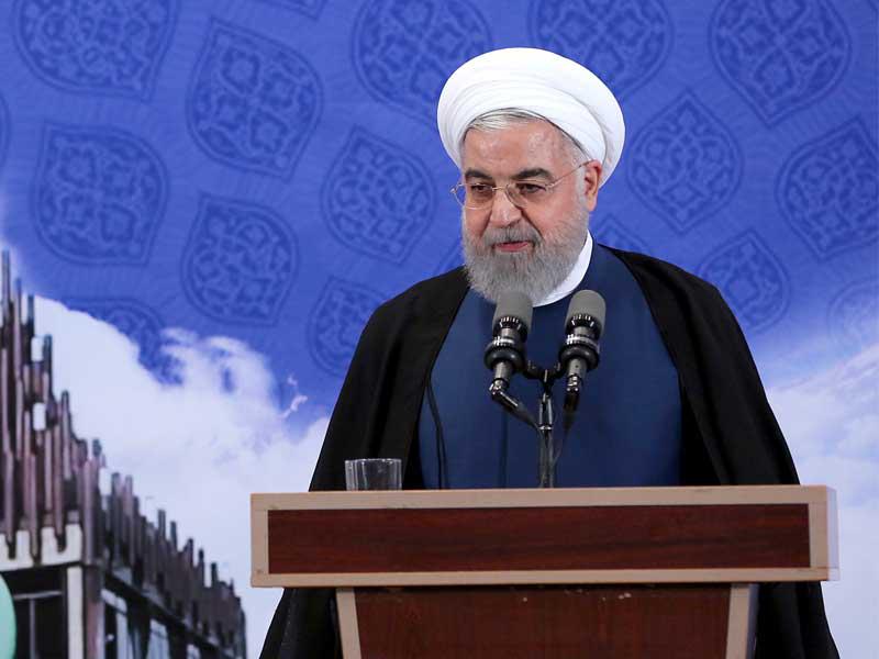 الرئيس الايراني حسن روحاني 