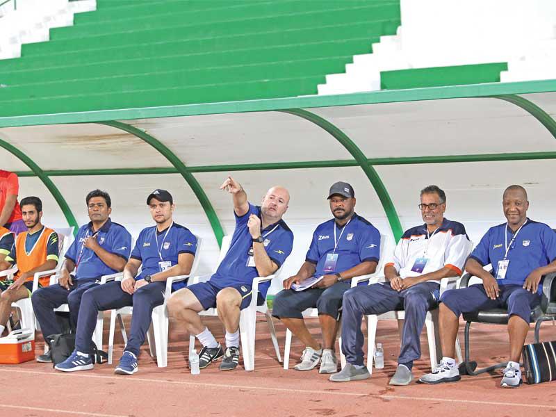 دكة بدلاء نادي الساحل خلال مباراة سابقة