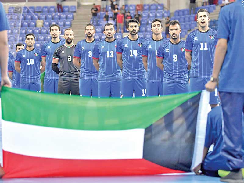 منتخب الصالات في لقاء سابق