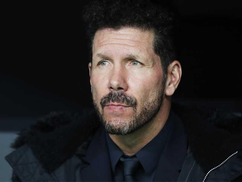 دييغو سيميوني المدير الفني لأتلتيكو مدريد الإسباني