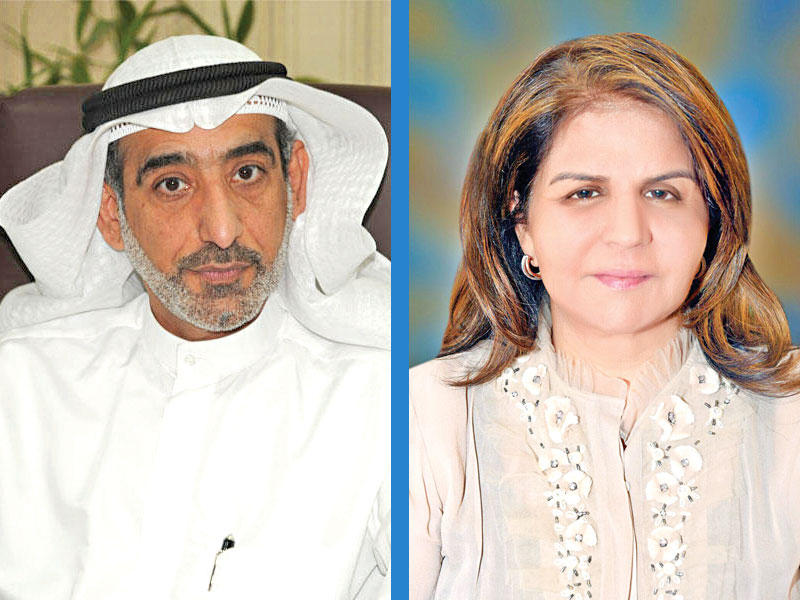  د. شفيقة العوضي مديرة الهيئة العامة لشؤون ذوي الإعاقة - أنور الأنصاري  نائب مديرة الهيئة العامة لشؤون ذوي الإعاقة لقطاع الخدمات التعليمية والتأهيلية