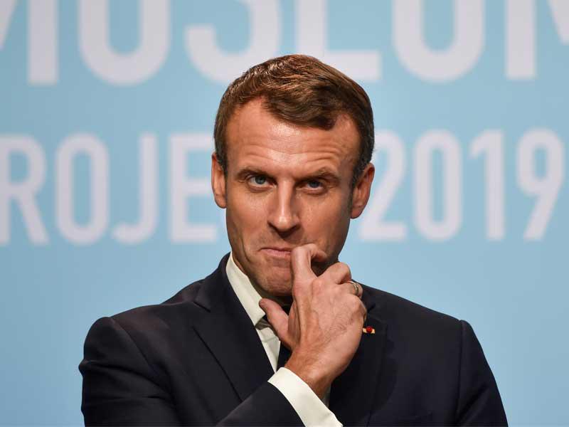 الرئيس الفرنسي إيمانويل ماكرون