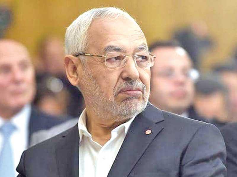 رئيس الحركة راشد الغنوشي 