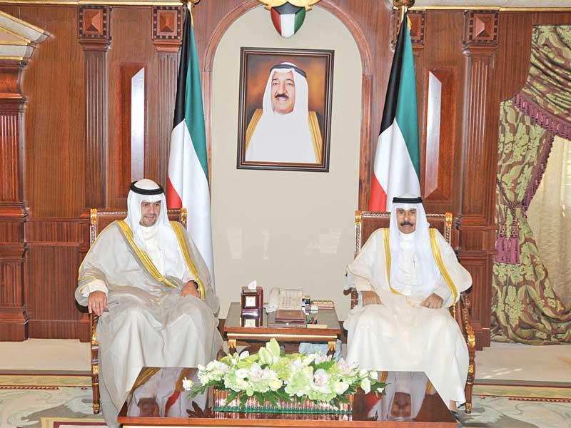 ولي العهد مستقبلاً وزير الدولة لشؤون مجلس الوزراء أمس