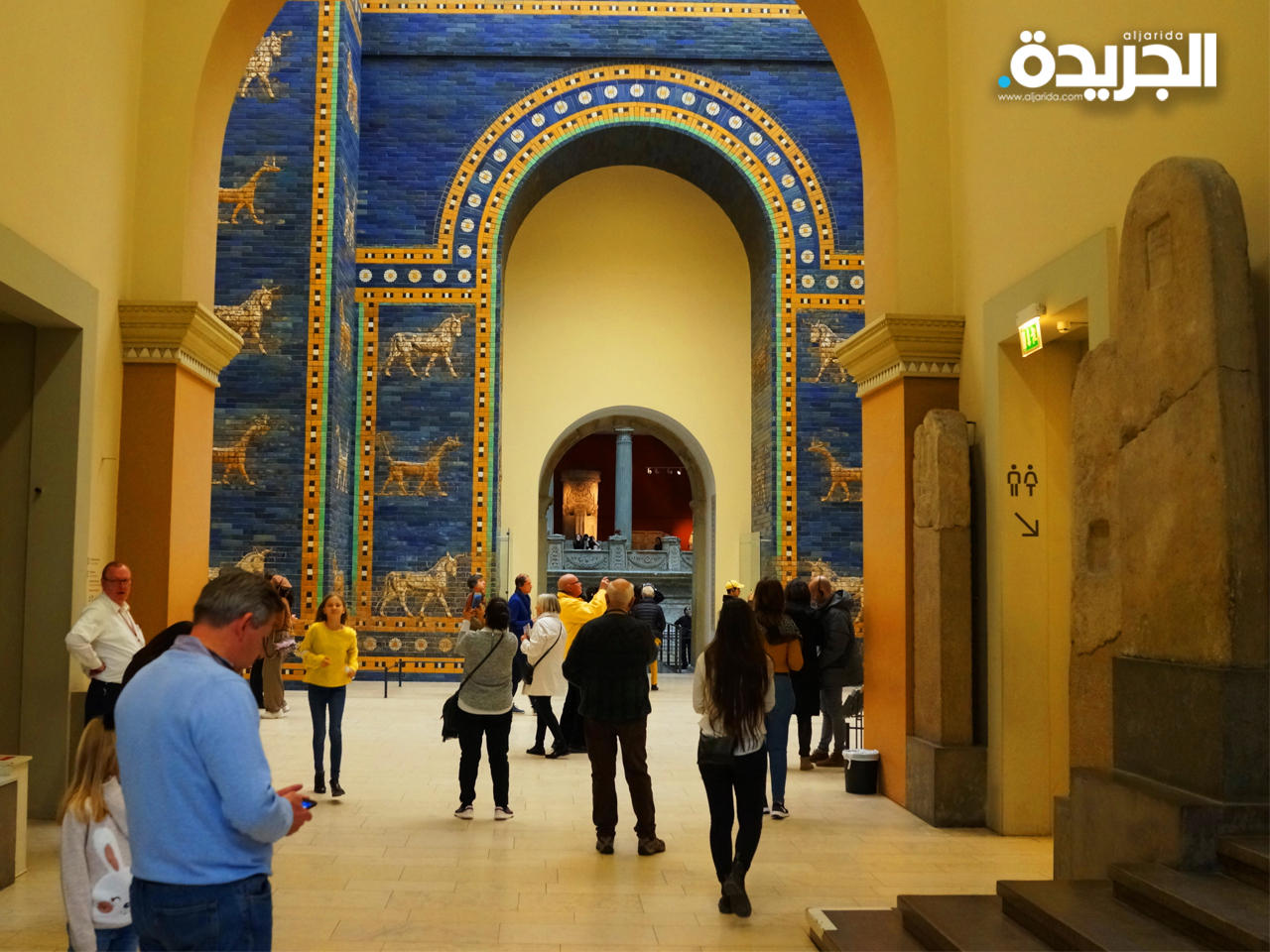 بوابة عشتار وشارع الموكب الذي يعد الطريق الرئيسي في حضارة بابل