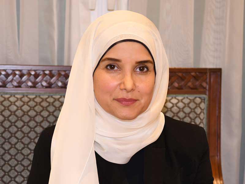  د. جنان بوشهري وزيرة الأشغال العامة وزيرة الدولة لشؤون الإسكان