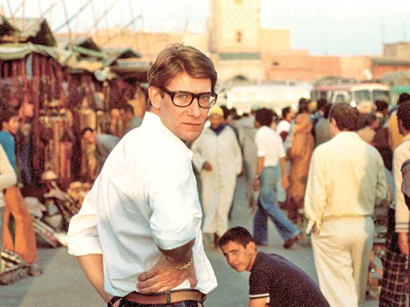 إيف سان لوران في شبابه