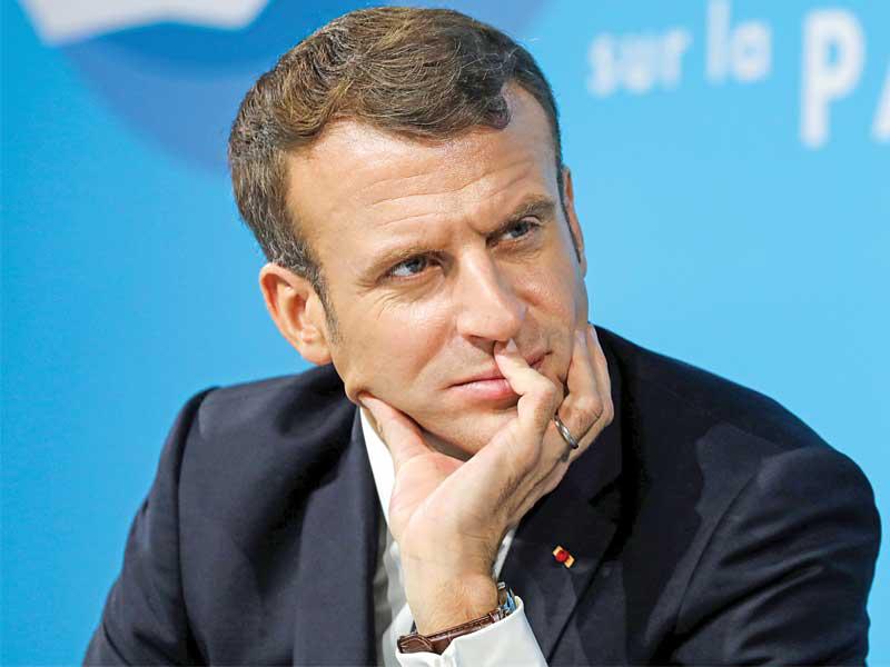 الرئيس الفرنسي إيمانويل ماكرون