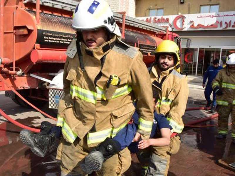 جانب من التمرين