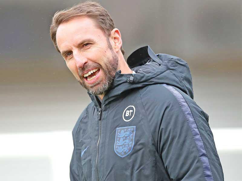 غاريث ساوثغيت المدير الفني للمنتخب الإنكليزي لكرة القدم 