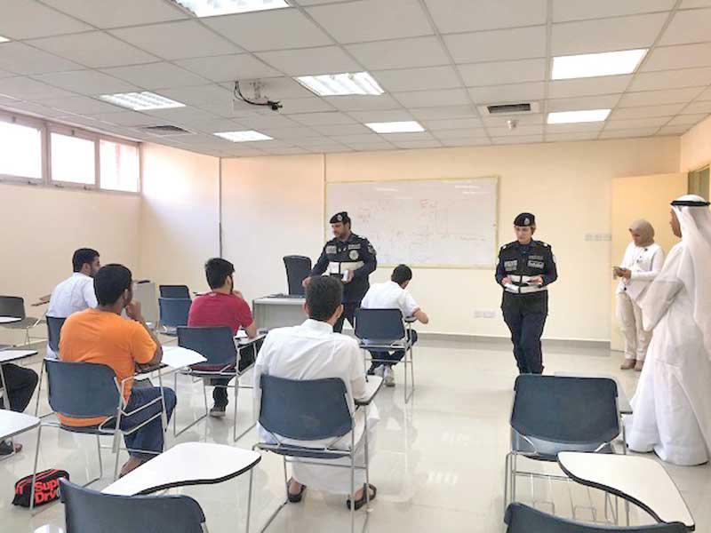 شرطة البيئة تعرف بأهمية الامتناع عن التدخين