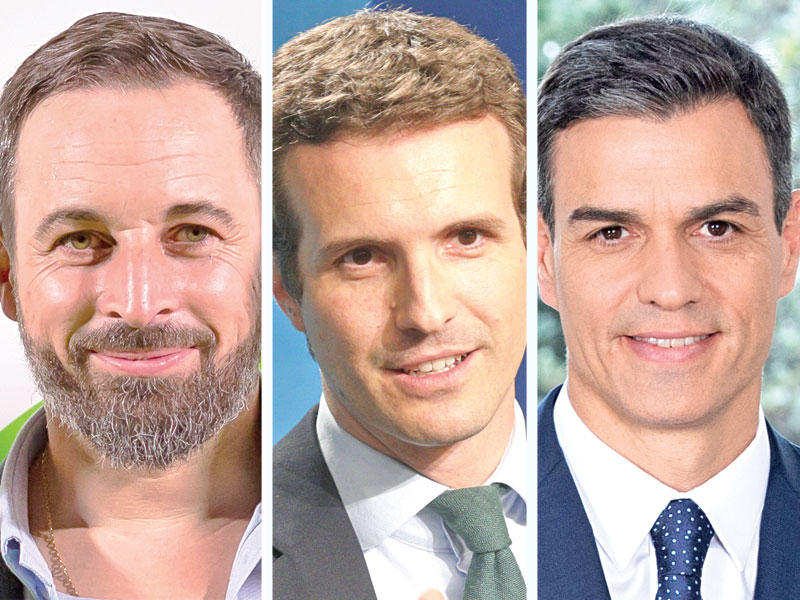 بيدرو سانشيز - بابلو كاسادو - سانتياغو أباسكال