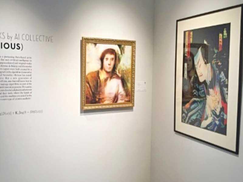 لوحتان بالذكاء الاصطناعي 