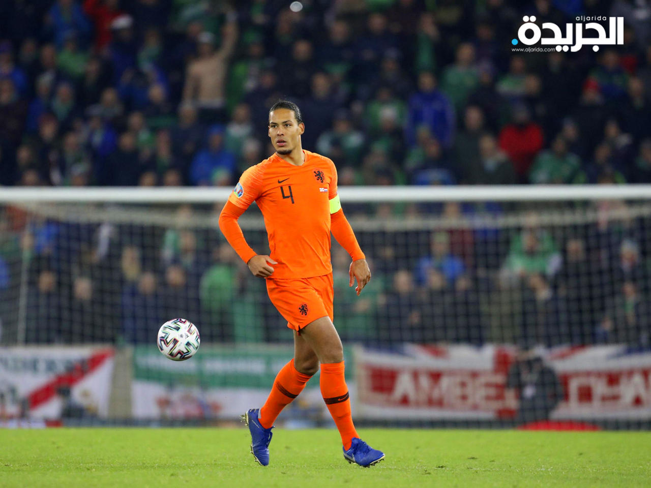 قائد المنتخب الوطني ومدافع ليفربول الانكليزي فيرجيل فان دايك