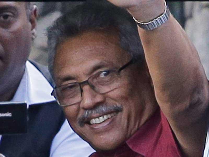 وزير الدفاع السابق ومرشح المعارضة غوتابايا راجاباكسا