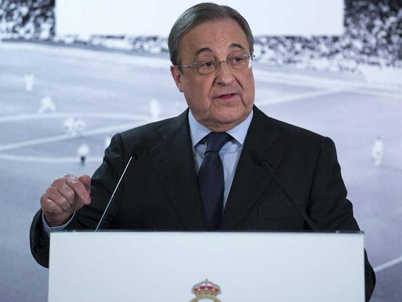 رئيس ريال مدريد فلورنتينو بيريز