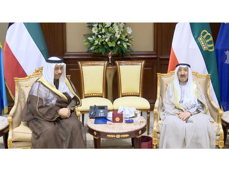 الأمير مستقبلاً جابر المبارك أمس