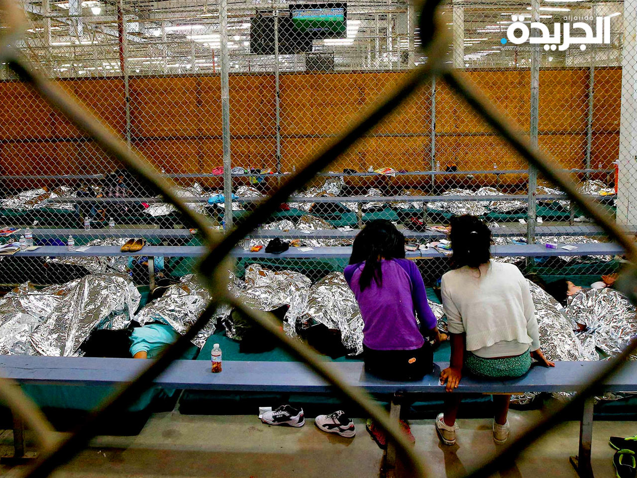 احدى مراكز احتجاز المهاجرين في العالم